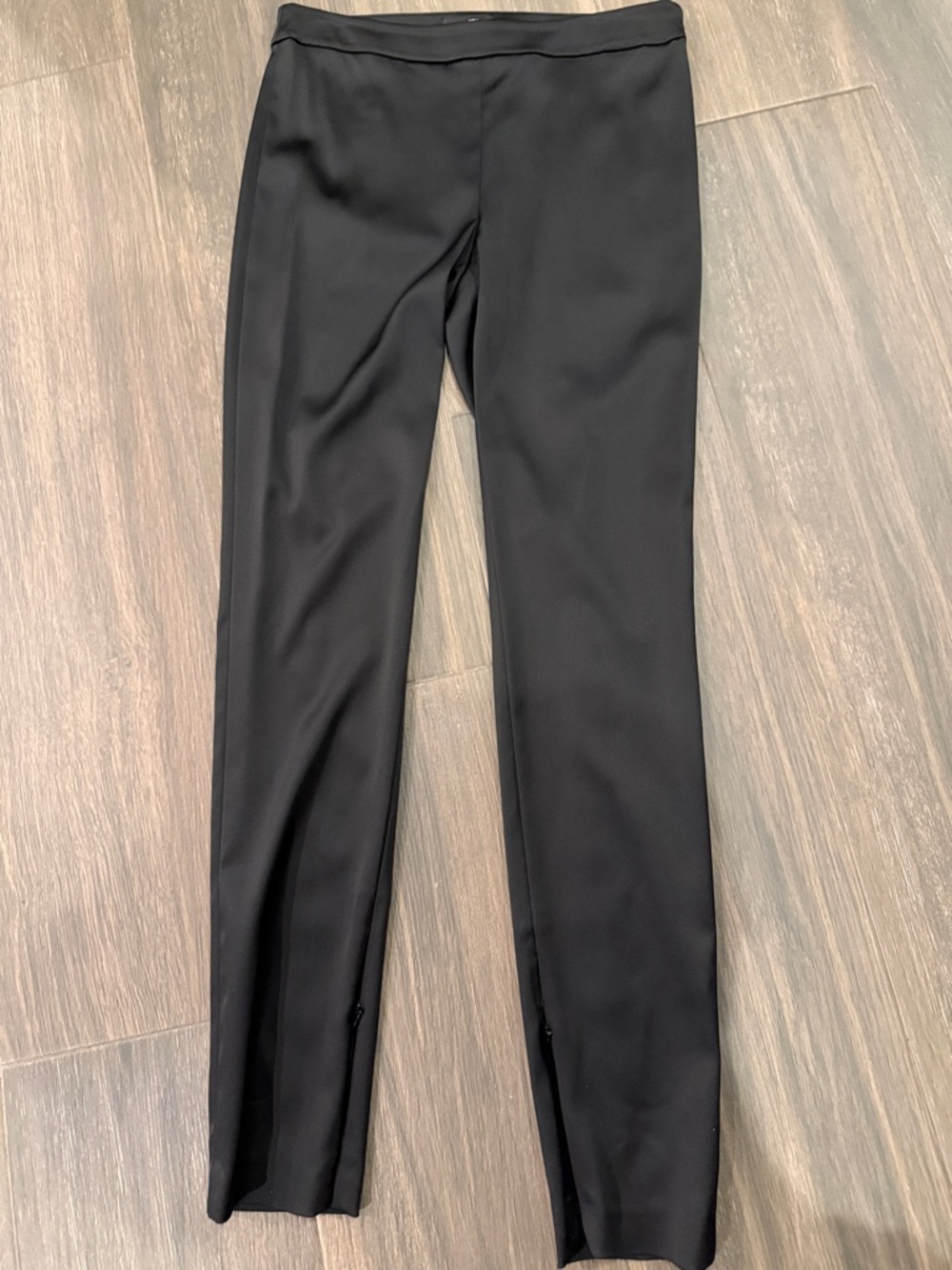Theory Black Slim Straight Pants